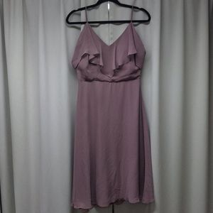 Birdy grey bridesmaid dress Maeve color